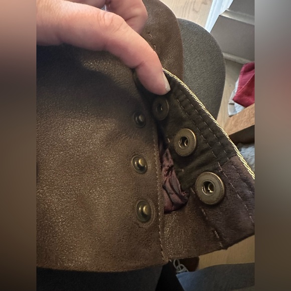 Just Cavalli NWT Brown Zip-up Leather Overcoat/Jacket Pelle - SZ 42 - Picture 14 of 14